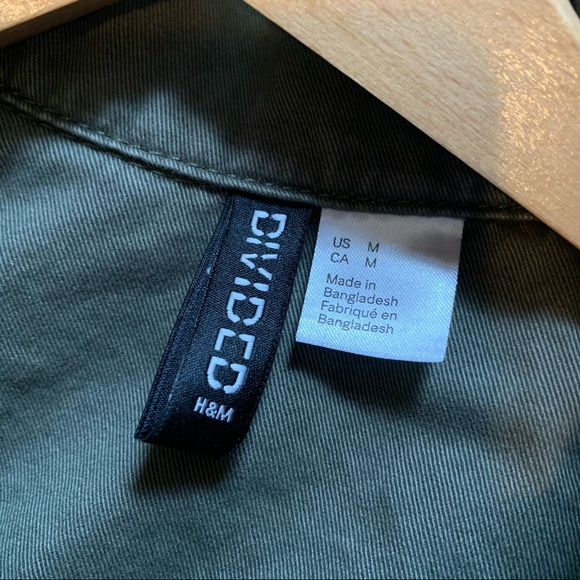 H&M Divided | Button Up Utility Parka Jacket - Picture 5 of 6